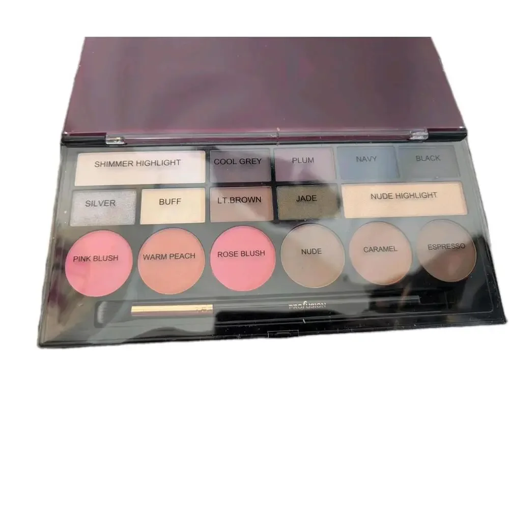 Two Profusion Glamor Makeup Palettes Smokey And‎ Natural